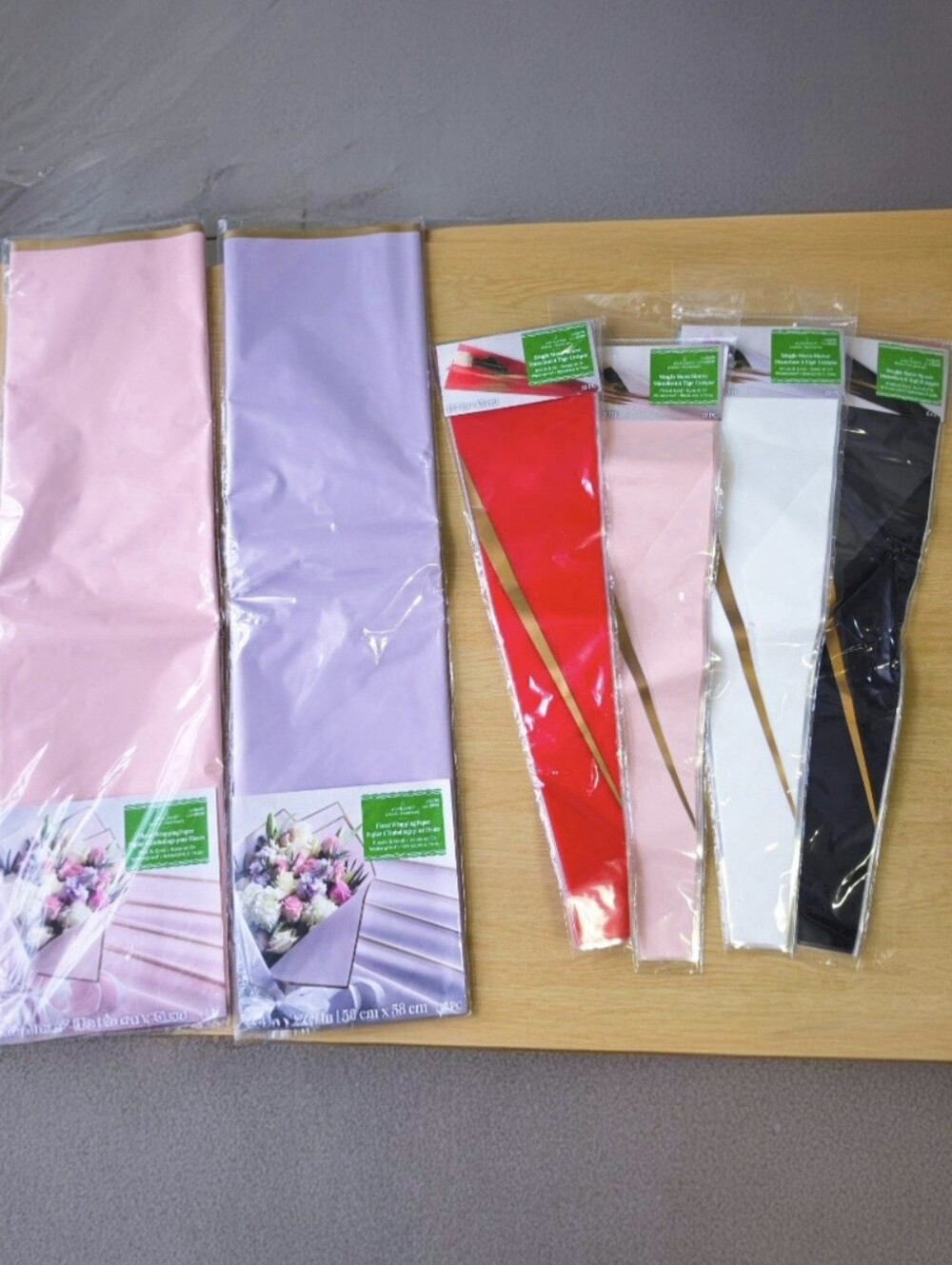 Waterproof Floral papers (pack 6)